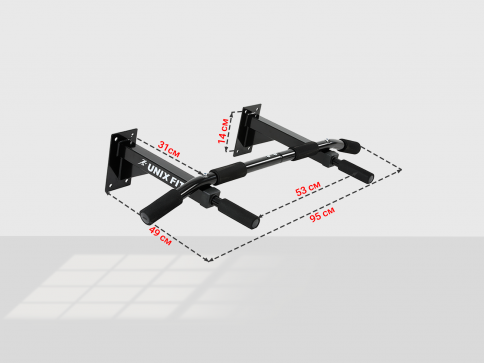 Турник настенный UNIX Fit PULL UP 120 - 3