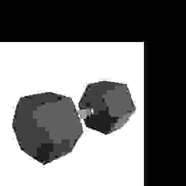 Гантель гексагональная UNIX Fit обрезиненная 45 кг / шт. - 8